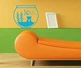 Vinyl Wall Decal Sticker Kiddie Aquarium Fish Castle Bowl item OS_ES113