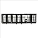 CarPartsDepot, SUV Front Black Outer Plastic Frame Grille Grill Cross Bar Insert Style, 400-26628 CH1200193 5DN46SX8