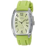 Tocs Womens 40219 Analog Oblong Apple Green Wa