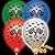 Checkered Flag White Balloons Assorted Lights 10 Pack