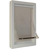 Ideal Pet Products - Extra-Large 10.5-by-15-Inch Flap Size Original Pet Door with Telescoping Frame