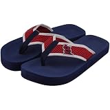 St. Louis Cardinals Unisex Basic Flip Flops - Navy Blue (Small)