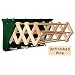 Clothes Drying Rack - Wall Mounted - wood (Unfinished White Pine) (12.25"h x 27"w x 6"d (closed))