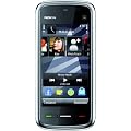 Nokia 5230 Navi Smartphone (8,1 cm (3,2 Zoll) Display, Touchscreen,  2 Megapixel Kamera) black-chrome