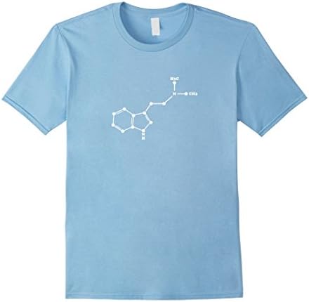 Men's DMT Molecule Shirt Large Baby Blue