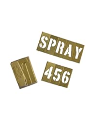 From Amazon.com. Click for details:
 Office Product: Brass Stencil Letter Number Sets - 3 45 pcs set gothic style letters f - C.H. Hanson Office Product: Brass Stencil Letter Number Sets - 3 45 pcs set gothic style letters f - C.H. Hanson