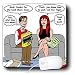 Rich Diesslins Funny General - Editorial Cartoons - Issues of the Real Spiderman - Relationships - Mouse Pads Image