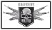 Magnet: CALL OF DUTY - ELITE (Skull & Machine Guns Logo)