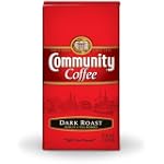 Community Coffee Ground Coffee, Dark Roast, 16-Ounce Bags (Pack of 10)