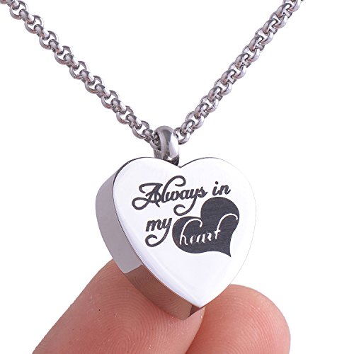 Michley always in my heart urn locket jewelry memorial …