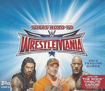 Wwe wrestling 2016 road to wrestlemania trading card ho…