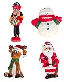 Pittsburgh Penguins NHL 4Pk Mini Figurine Christmas Ornaments