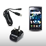 SAMSUNG I9010 GALAXY S GIORGIO ARMANI USB MAINS ADAPTER WITH MICRO USB CABLE BY CELLAPOD CASES
