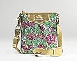Coach Limited Edition Madison Op Art Floral Crossbody Messenger Bag Swingpack Purse