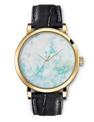 SPRAWL Aanalog Fashion Series Gold Ladies Watches of Genuine Black Leather Strap,Unique Wrist Watch for Women Girls Designed with blue sky