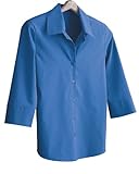 National Classic Poplin Shirts, French Blue, Large