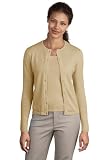 Ladies Crewneck Cardigan Sweater