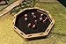 GameCraft Miniatures Dice Tray: Octagon 8 inch Wood Dice Tray