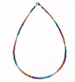 Produkt-Bild: Creation Variotrend&reg; Damen-Apatit-Charneol-Amethystcollier 925 Sterling Silber-Vergoldet ca.44,5cm A0084