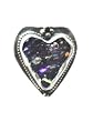 Pendant: Sand Cast Purple Heart