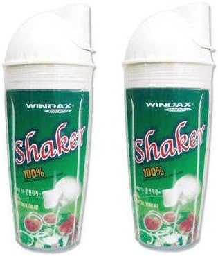 Shakeplus Shaker- Airtight Container Protein Drinks Smoothies Iced Coffee- 500 ml Container. Set of 2