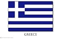 10" x 8" Art Print-Greece Greek Flag