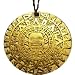 Gold Aztec Replica Coin Pendant Necklace Gold Aztec Replica Coin Pendant Necklace