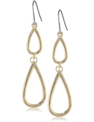 Kensie "Holy Holly" Gold-Plated Teardrop Earrings