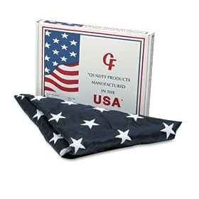Advantus MBE002220 All-weather outdoor u.s. flag, 100% heavyweight nylon, 4 ft. x 6 ft. by Advantus