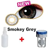MesmerEyez Naturalz Smoke Grey Coloured Disposable Contact Lenses Lens 1 day Very High Quality