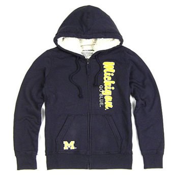 Michigan Wolverines Womens Vault Full Zip Sweatshirt