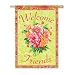 Welcome Friends Floral Arrangement Josephine Large Flag