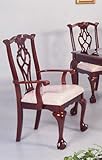 Chippendale Arm Chair 40??H (Set of 2) by Crown Mark