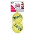 KONG Squeaker Tennis Balls, Large Dog Toy, 2-Pack