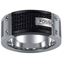 FOSSIL Herren Ring Edelstahl JF84158040 Gr��e 19