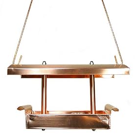 Copper Pavilion Hanging Birdfeeder by 