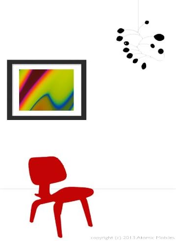 Becquerel Rays - Limited Edition Giclee Art Print signed and numbered - Eames Atomic Dwell Retro Mid-century modern Mad Men Modernism (Small - 8"x10")