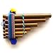 Musical Instruments : Bamboo Antara Andean Instrument made in Peru, 6"