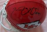 Donnie Edwards, Tamba Hali & Derrick Johnson autographed Kansas City Chiefs mini helmet