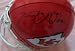Donnie Edwards, Tamba Hali & Derrick Johnson autographed Kansas City Chiefs mini helmet