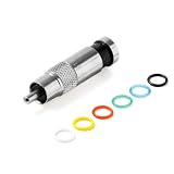 BNC RG6 Compression Connector for Coax w/All Color Bands
