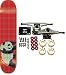 ENJOI Skateboards RED PLAID PANDA Complete Skateboard