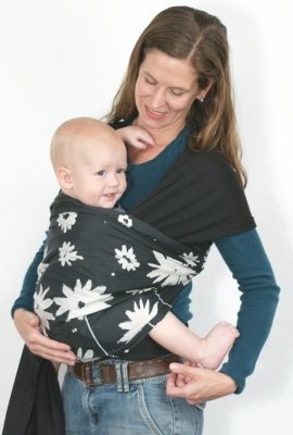 Moby Wrap Moby D 100% Silk Baby Carrier, Flowers
