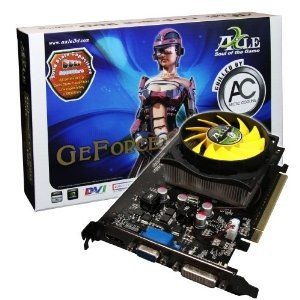 AXLE nVidia GeForce GT220 1024 MB Grafikkarte (PCI-e, 1GB DDR2 Speicher, 128-bit GT 220 Windows 7 VGA, DVI, HDMI)