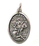 41q0fOMhCwL. SL160  Saint Martin Oxidized Medal   MADE IN ITALY