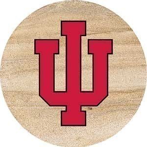 Thirstystone Natural Sandstone Set of 4 Coasters Indiana University