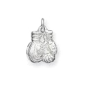 Sterling Silver Boxing Gloves Charm