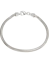 Kera 3.0 MM Sterling Silver Snake Bracelet - Fits Most Pandora Bracelets