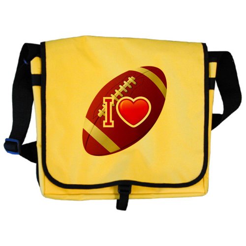 Messenger Bag I Love Football