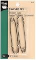 Dritz Safety Pins 3 inch Skirt Nickel 2 pc